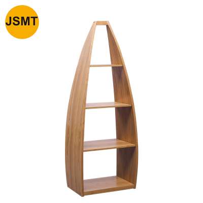 Home furniture  Living room decoration wooden bookcase bookshelf office wooden book shelf for cafe shop