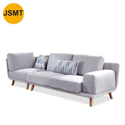 Luxury european  Modern Design Latest Living Room Cushion Wooden Frame Fabric Sofa